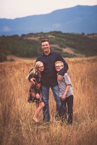 Family vacation photo in Utah of kids
