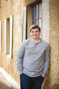 senior boy in Norman RL Photography