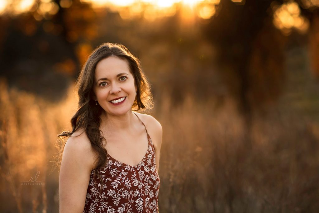 headshot of girl in OKC RL Photography